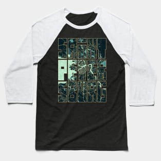 Saint Petersburg, Russia City Map Typography - Summer Baseball T-Shirt